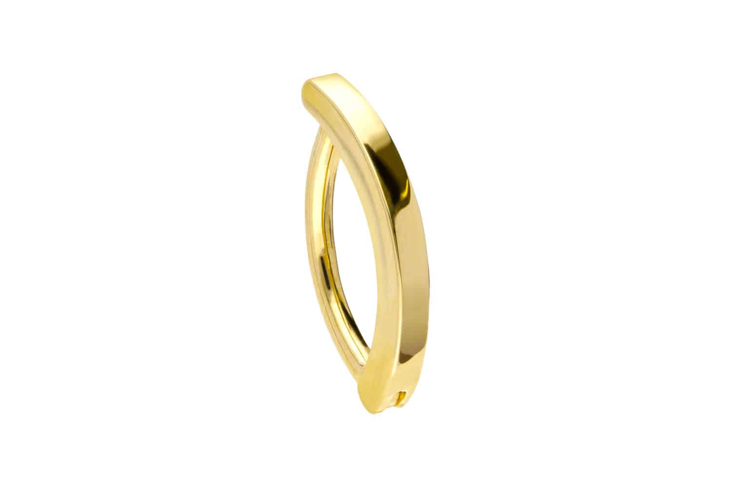 18 Karat Gold Bauchnabelclicker BOGEN