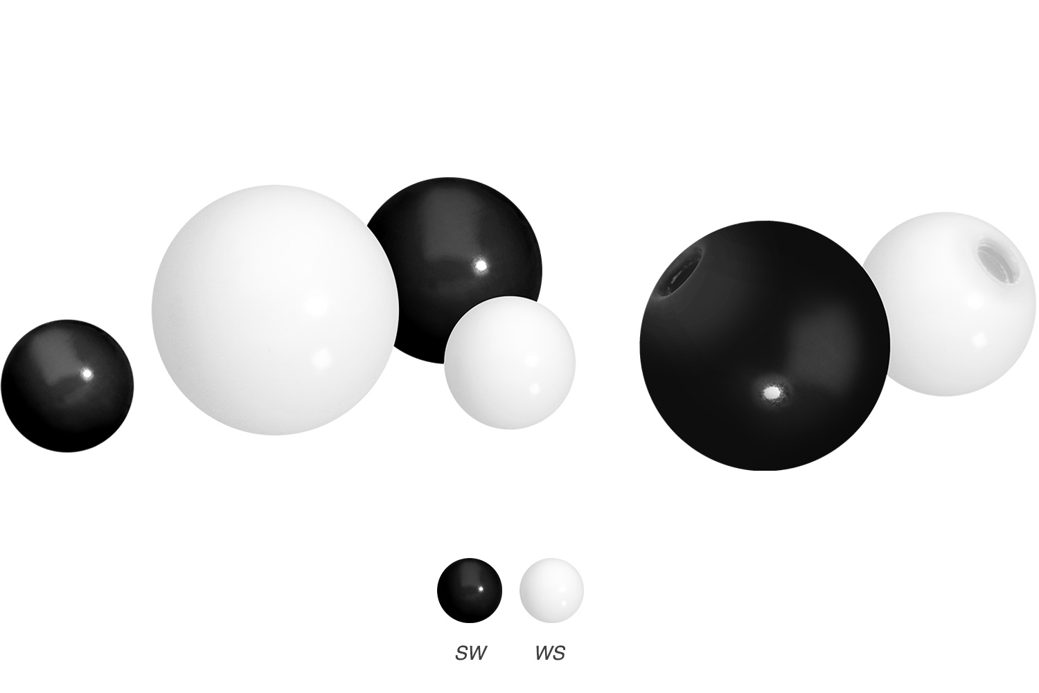 PTFE screw-in ball