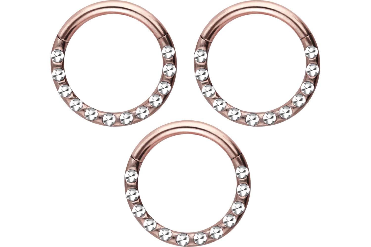 SET Chirurgenstahl Segmentring Clicker KRISTALLE + EPOXY SET Chirurgenstahl Segmentring Clicker KRISTALLE + EPOXY