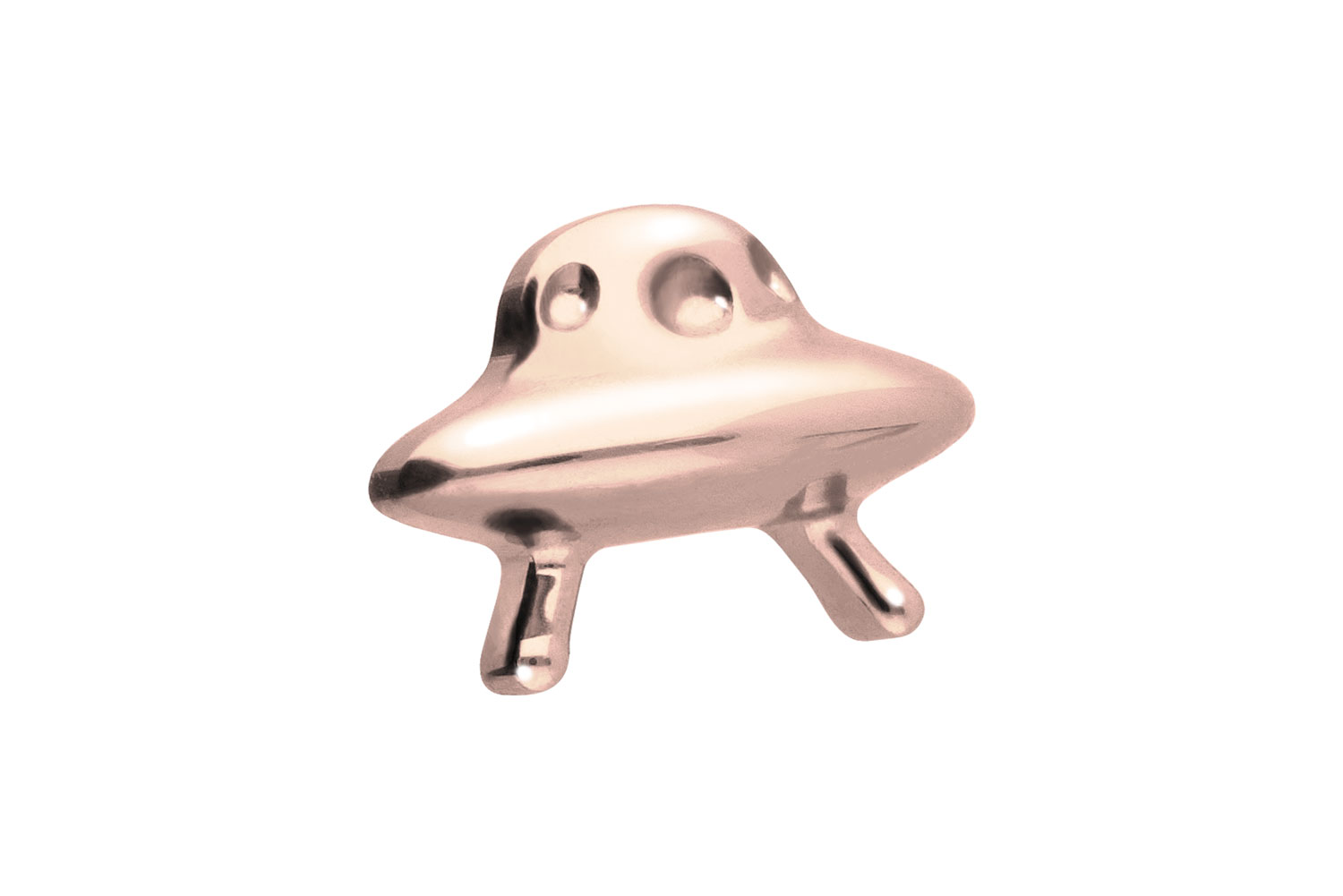 Titanium screw-in attachment with external thread UFO