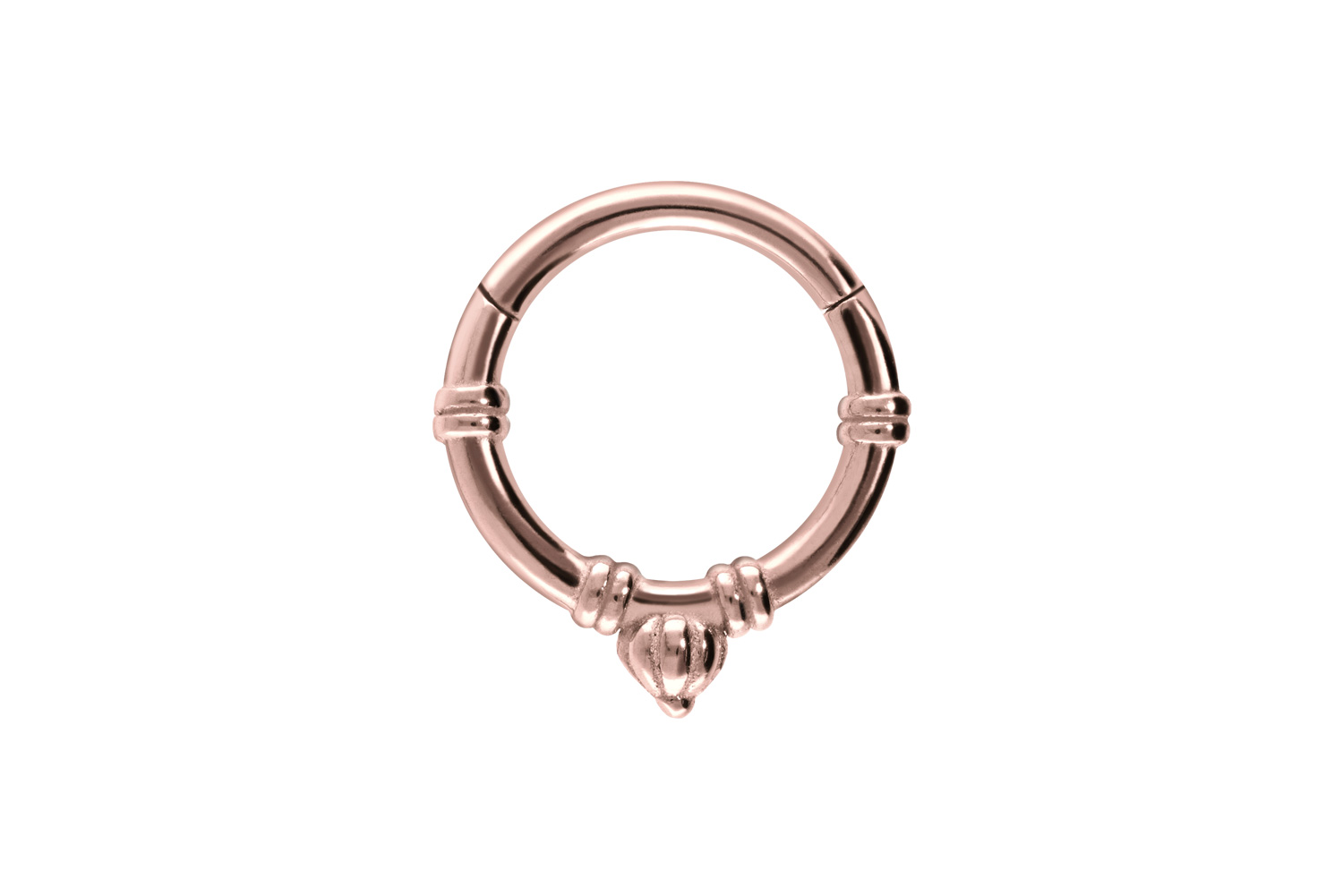 Surgical steel segment ring clicker RETRO DESIGN