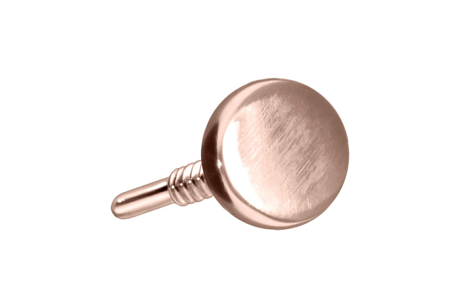 14 carat gold screw-in attachment with external thread DISC
