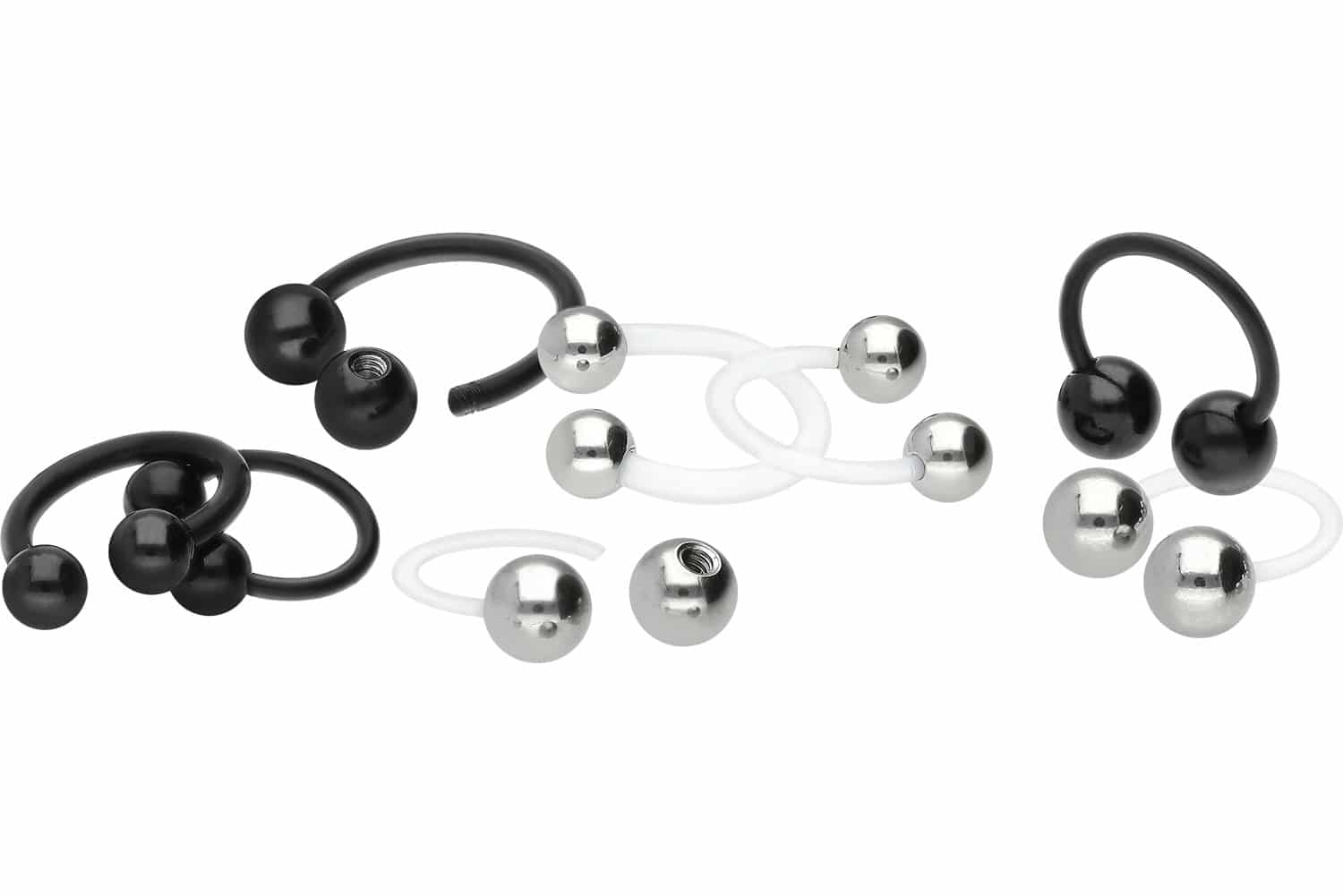 PTFE circular barbell + titanium balls