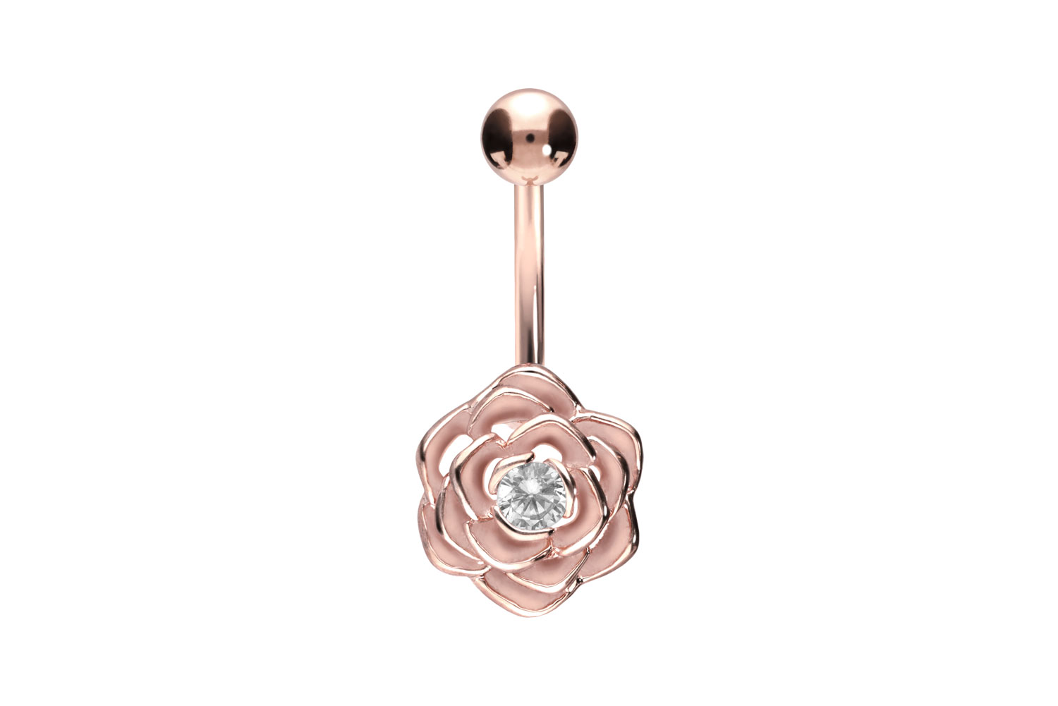 Surgical steel bananabell FLOWER