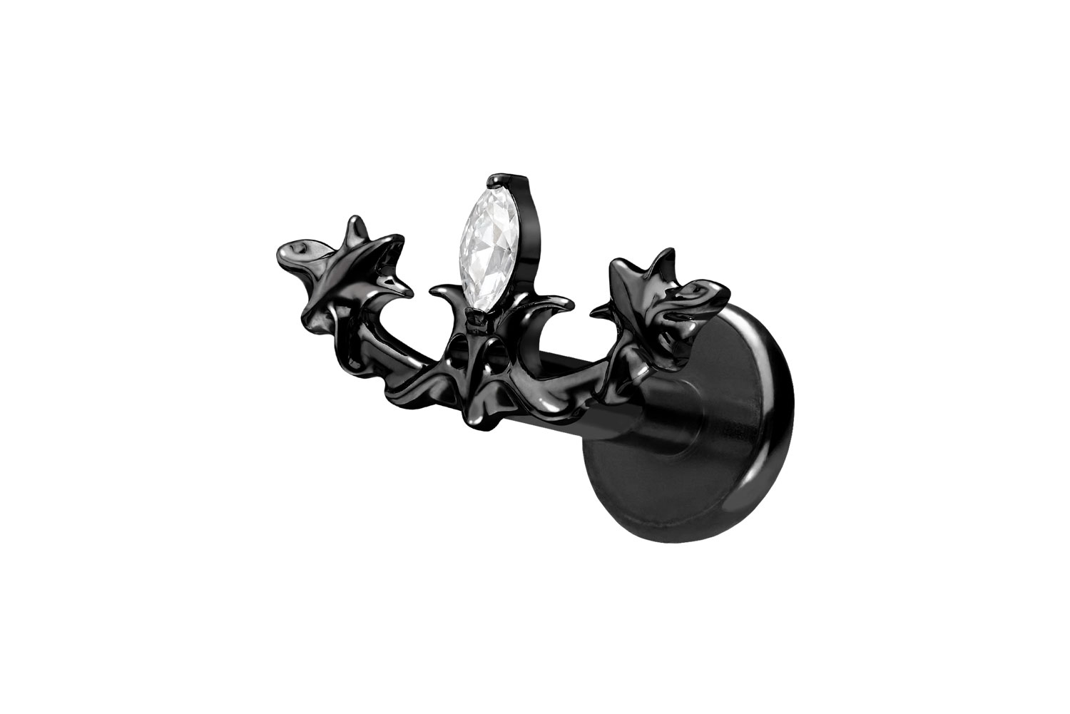 Titan Labret mit Push Fit GOTISCHES DESIGN