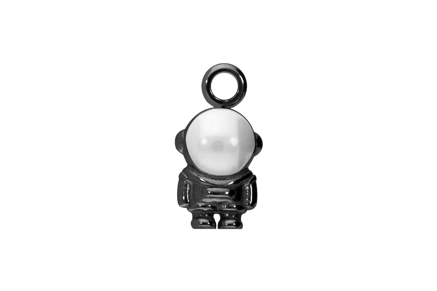 Surgical steel pendant for clickers ASTRONAUT