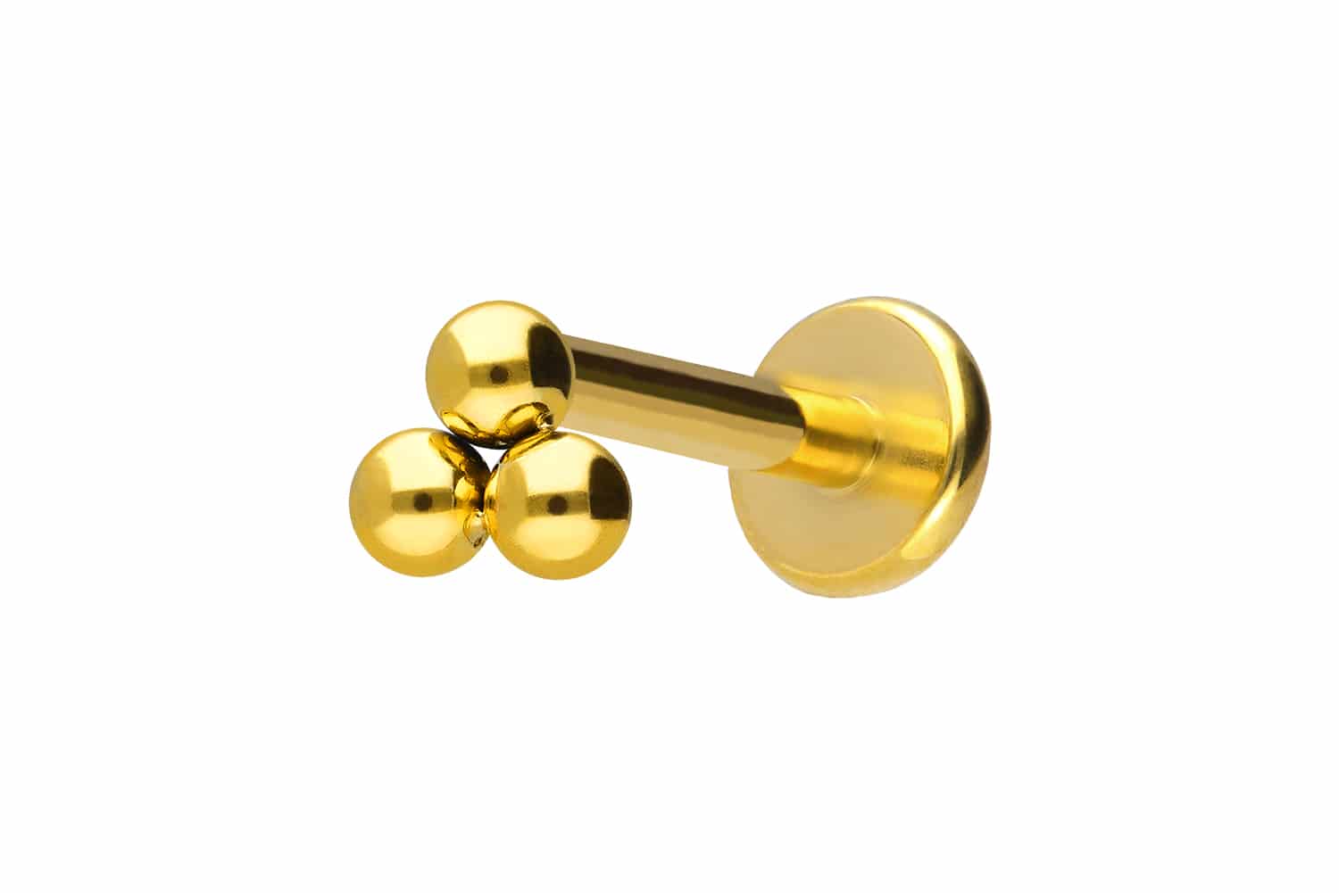Titan Labret mit Innengewinde 3 KUGELN