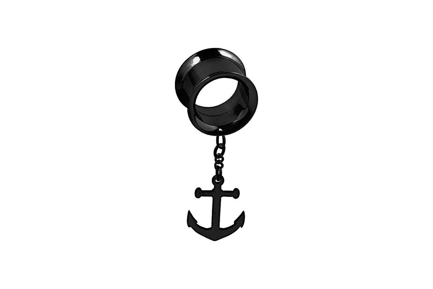 Chirurgenstahl Double Flared Tunnel ANKERKETTE ++SALE++