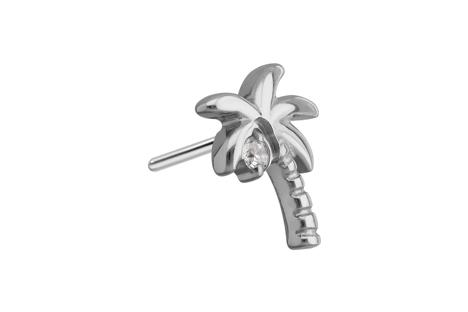 Titanium attachment with push pin PALM TREE