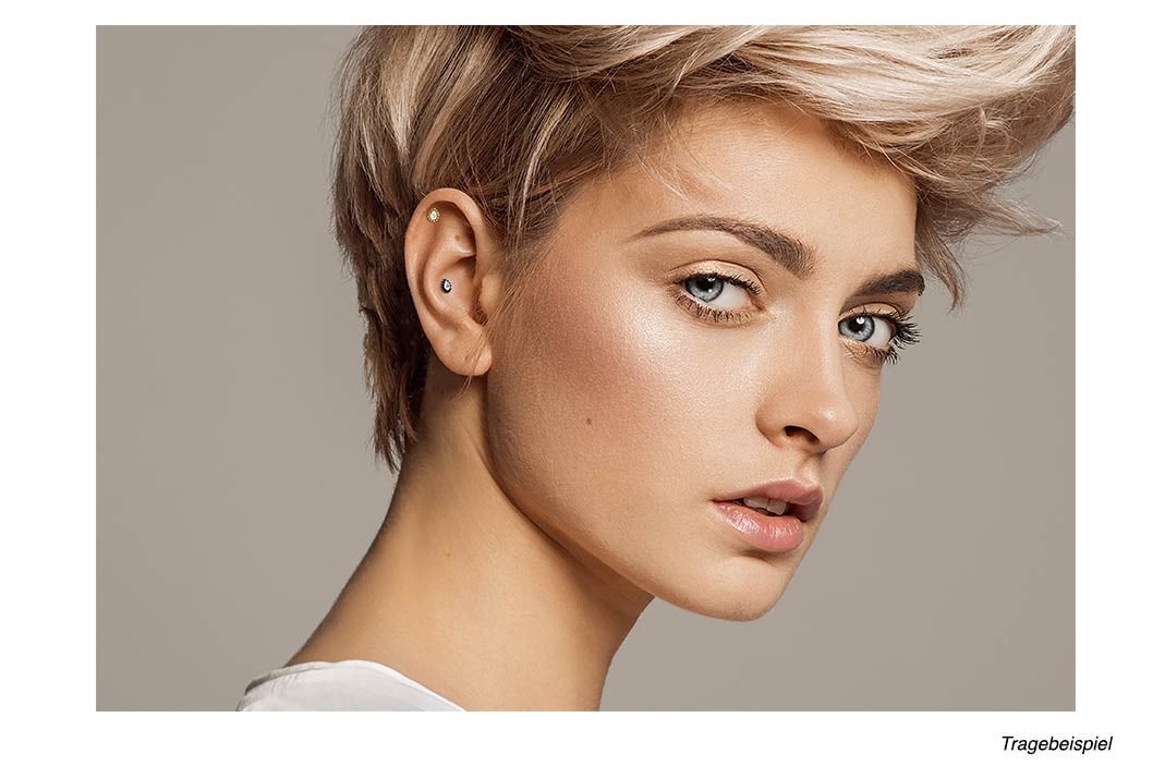 PIERCINGLINE  Piercing Stecker PTFE Labret mit Innengewinde + Titan-Aufsatz - Bild 4 von 17