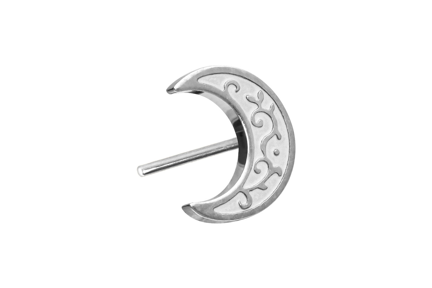 Titanium attachment with push pin MOON