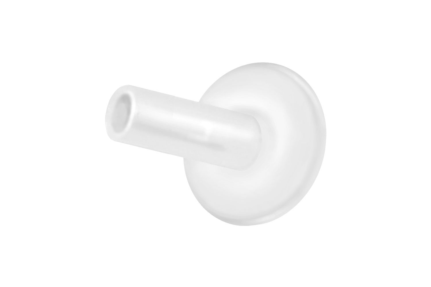 PTFE labret with internal thread without ball