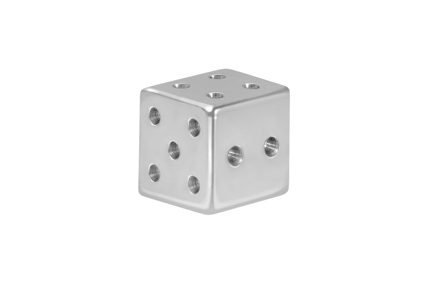 Surgical steel screw-in dice