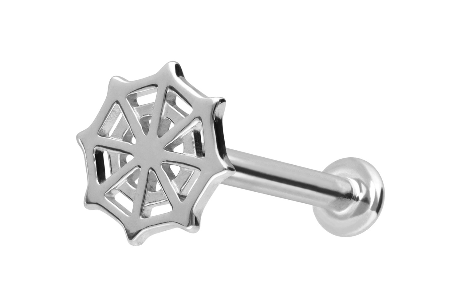 14 carat labret with internal thread SPIDERWEB 14 carat labret with internal thread SPIDERWEB