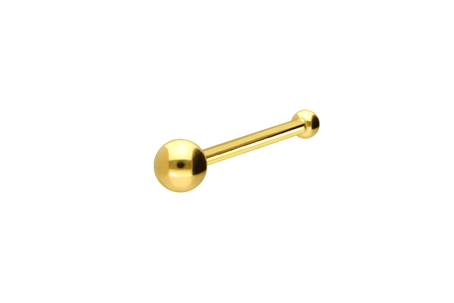 Surgical steel nose stud pin BALL