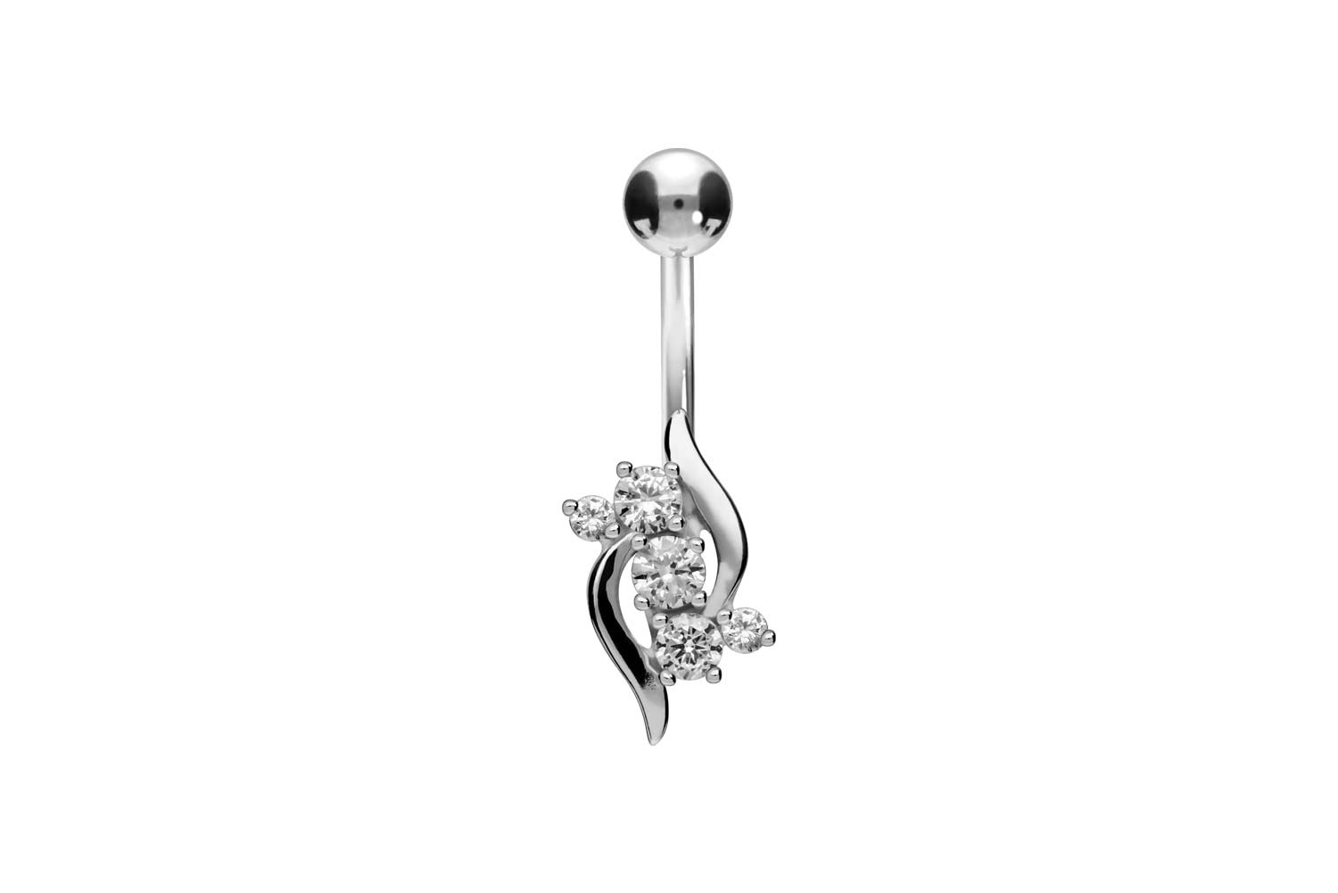 Titanium bananabell with 925 silver design DESIGN