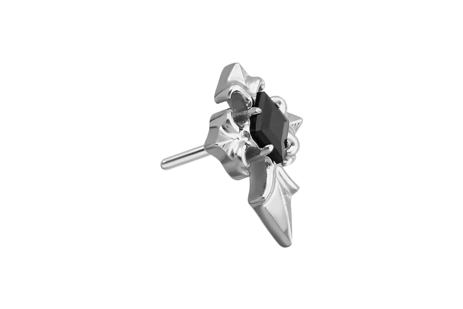 Titanium attachment with push pin CROSS