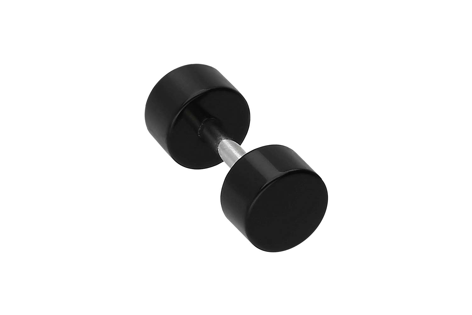 Acrylic fake plug BLACK