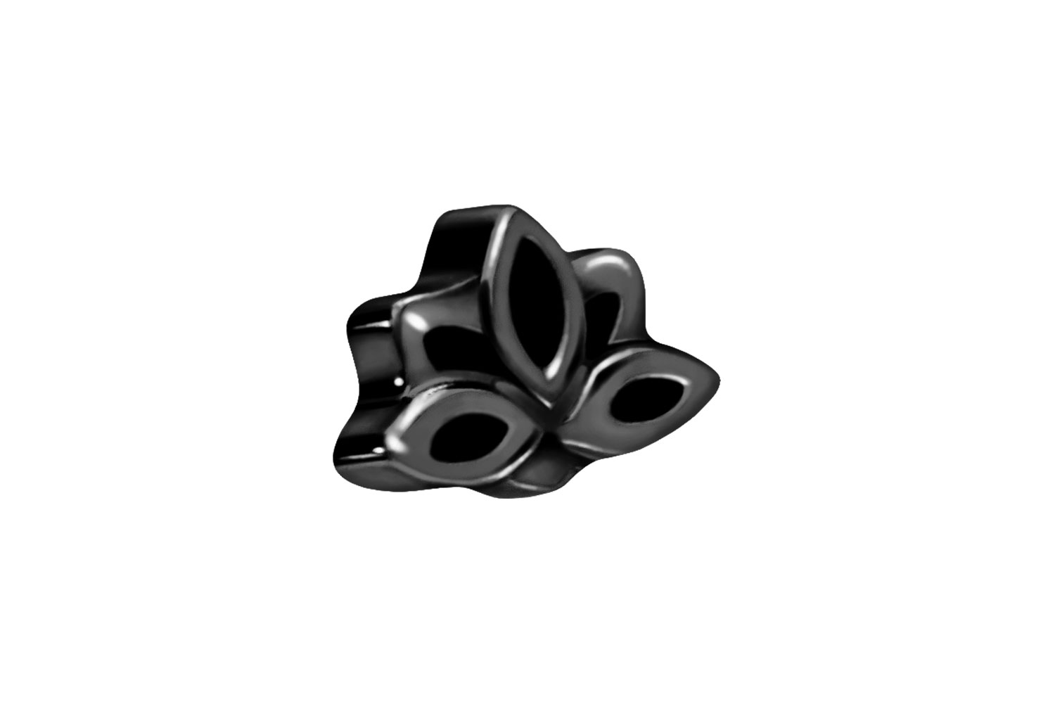 Titanium crew-in attachment with external thread LOTUS BLOSSOM