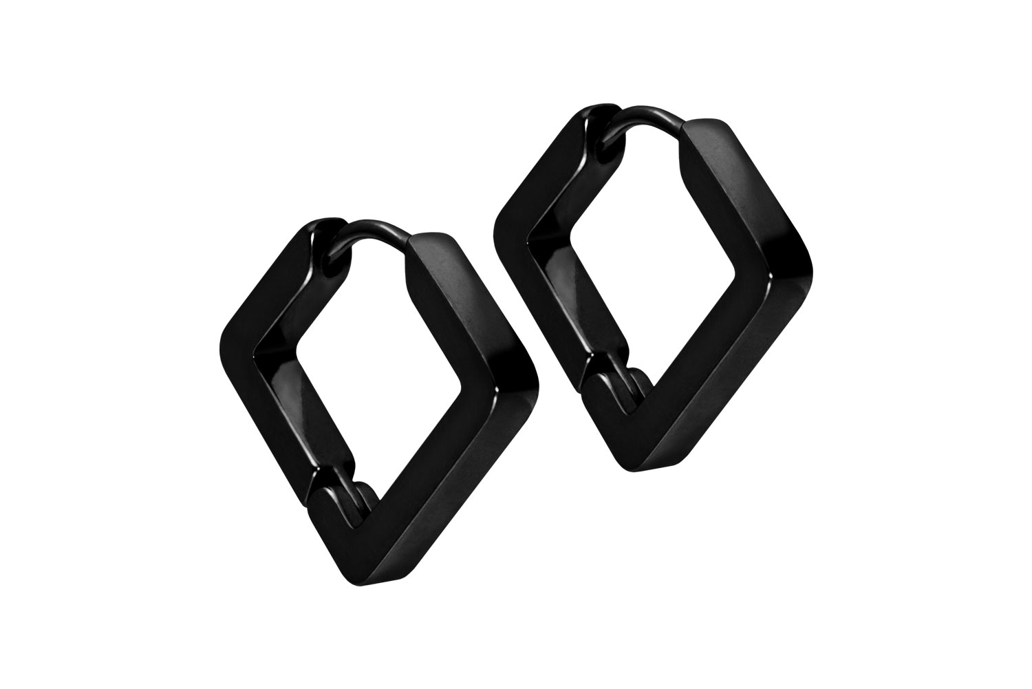 Surgical steel ear clicker creoles DIAMOND