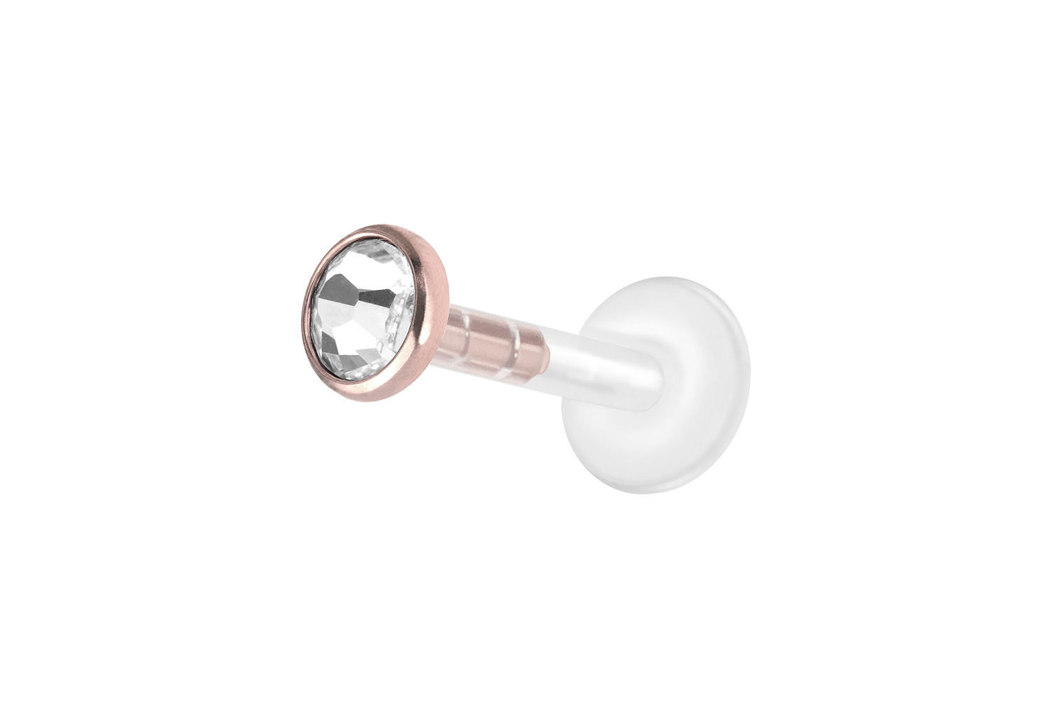 PMFK Labret mit Plug-in System + Chirurgenstahl-Aufsatz FLACHER KRISTALL PMFK Labret mit Plug-in System + Chirurgenstahl-Aufsatz FLACHER KRISTALL