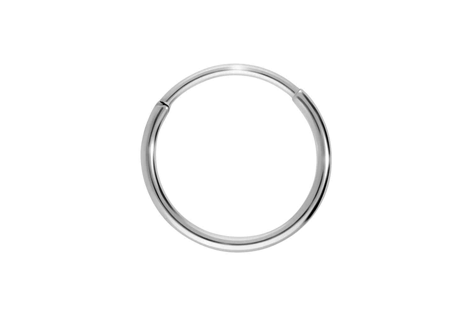 Titanium segment ring nose clicker
