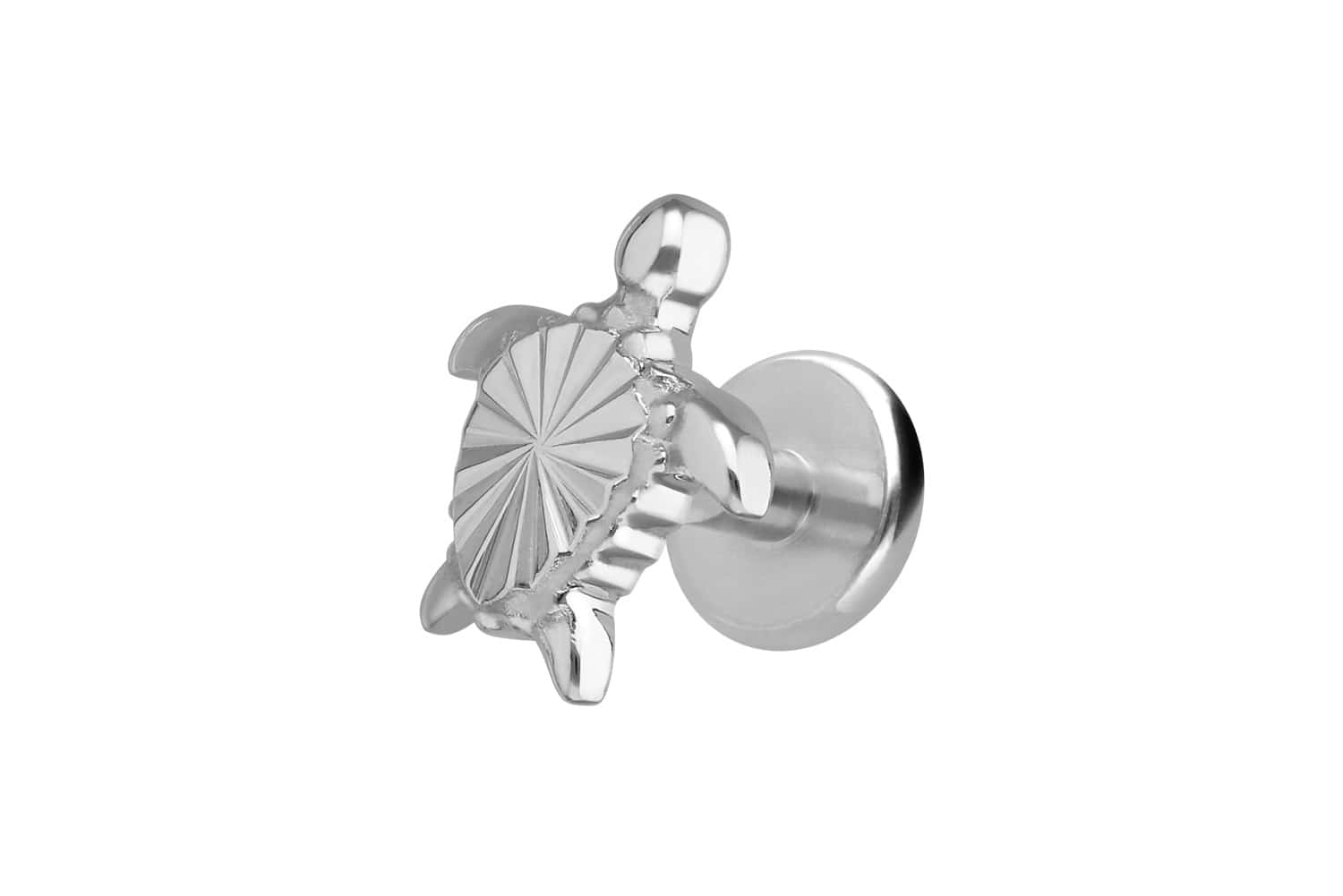 Titanium labret with internal thread TURTLE
