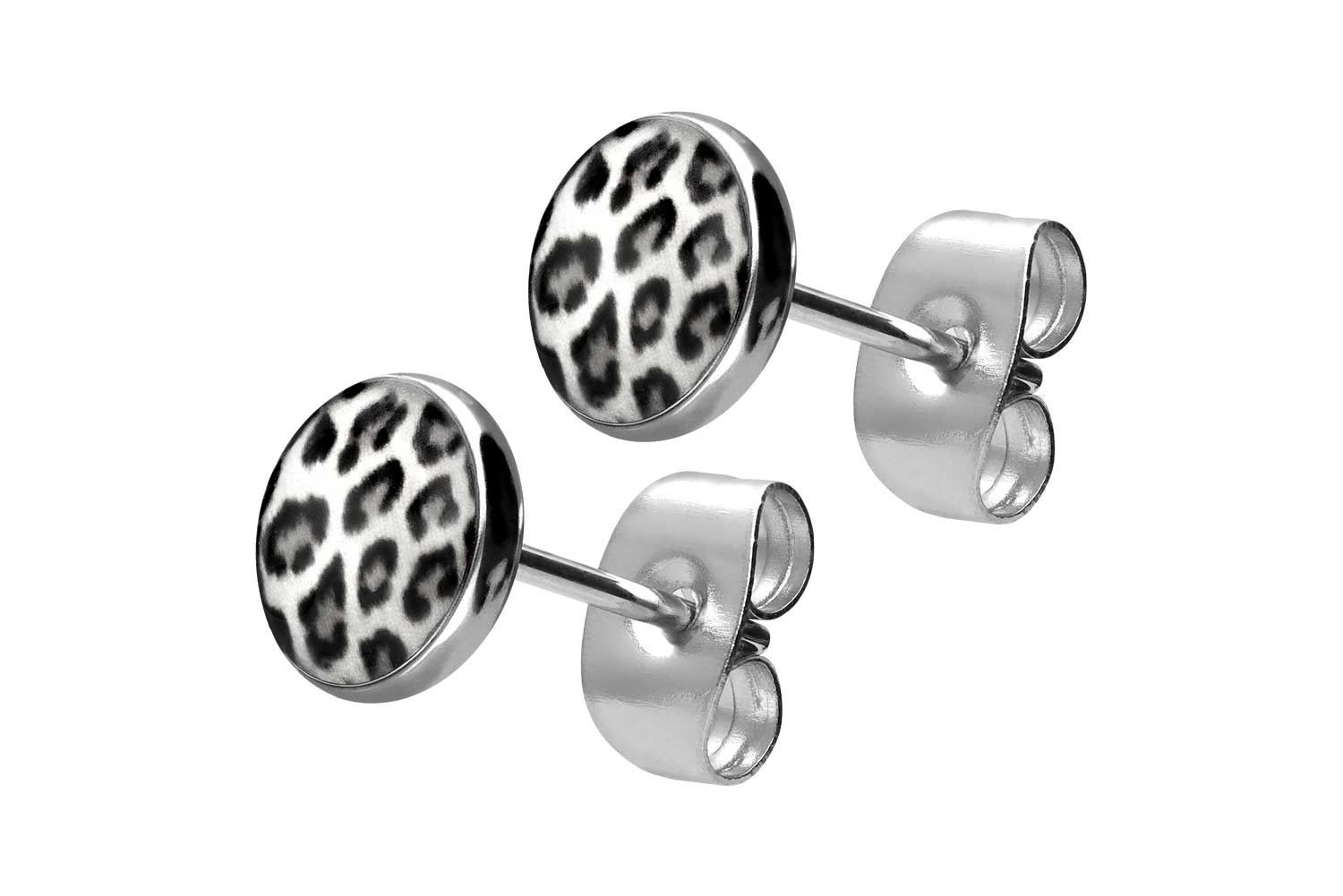 Chirurgenstahl Ohrstecker LEOPARD
