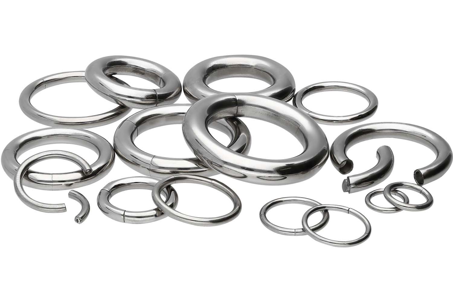 Titanium segment ring