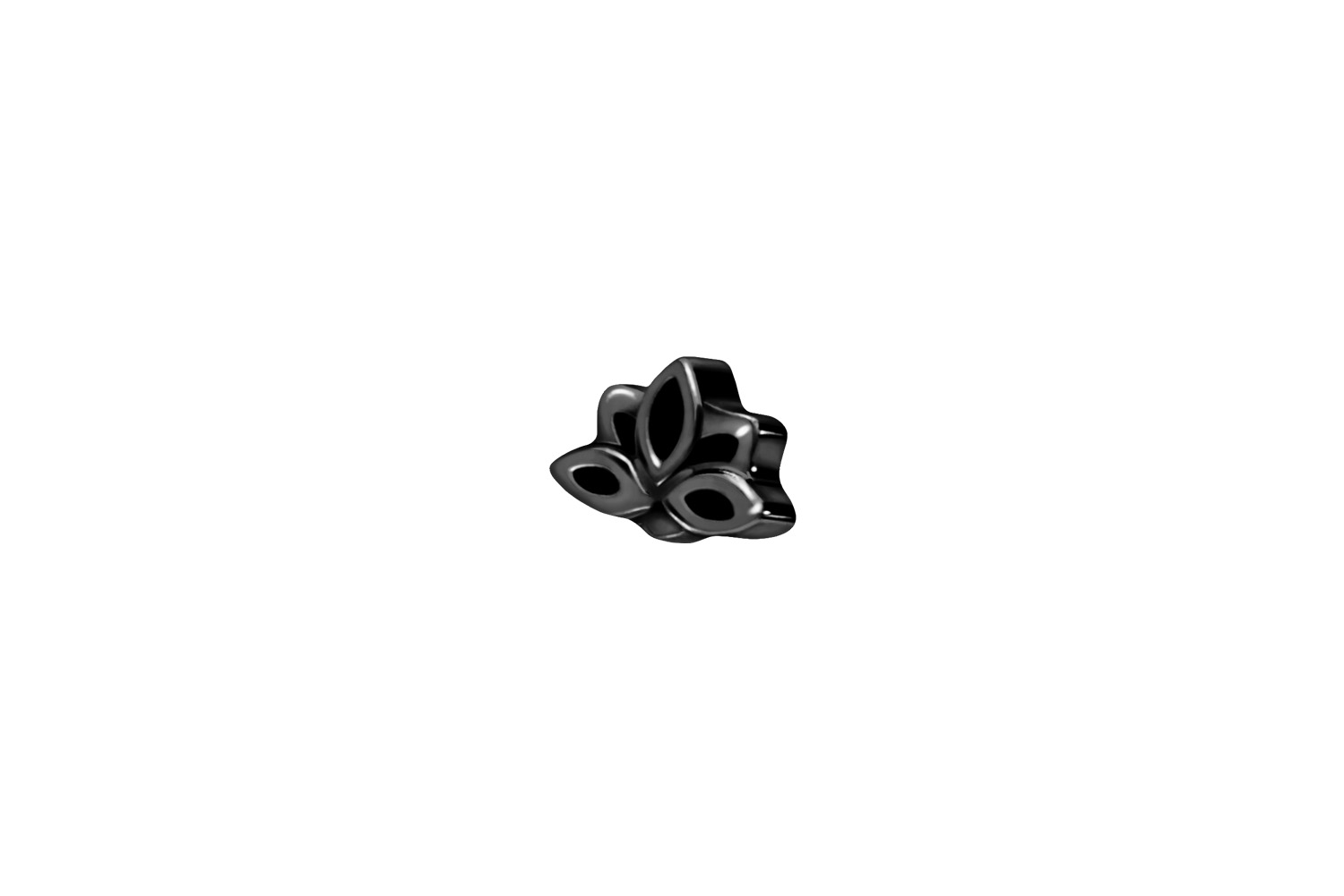 Titanium crew-in attachment with external thread LOTUS BLOSSOM