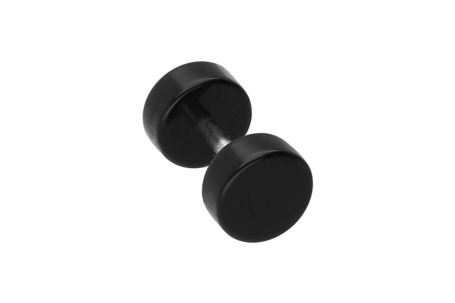 Acrylic fake plug BLACK