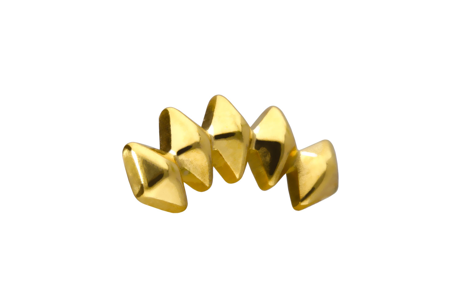 Titanium screw-in attachment with external thread 5 RHOMBUSES ++SALE++