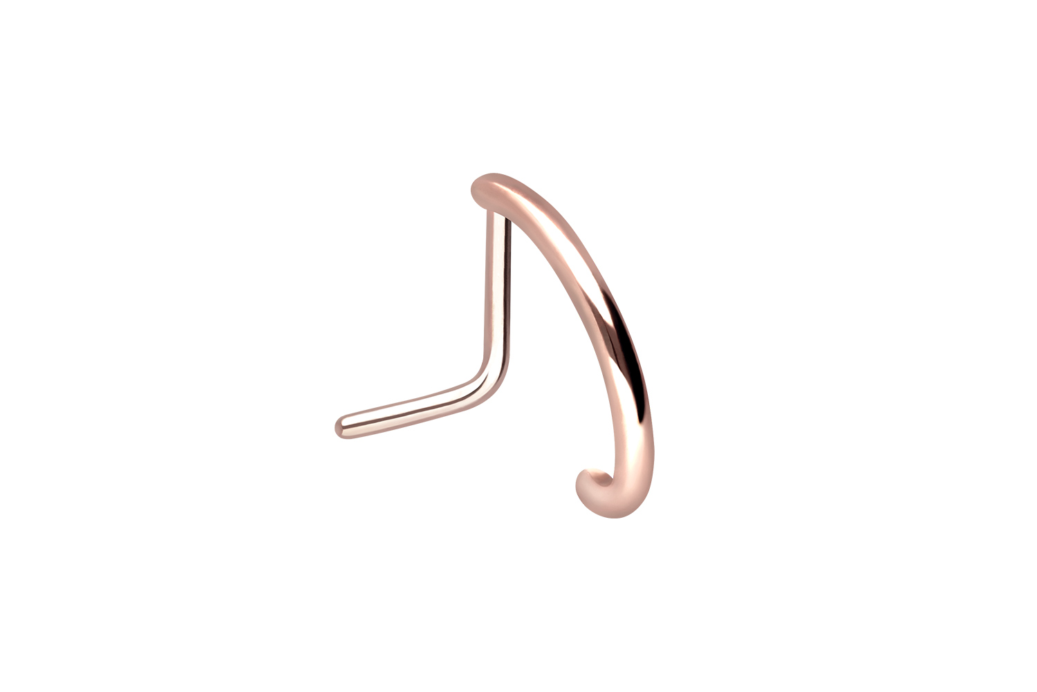 Surgical steel nose stud ROUND DESIGN