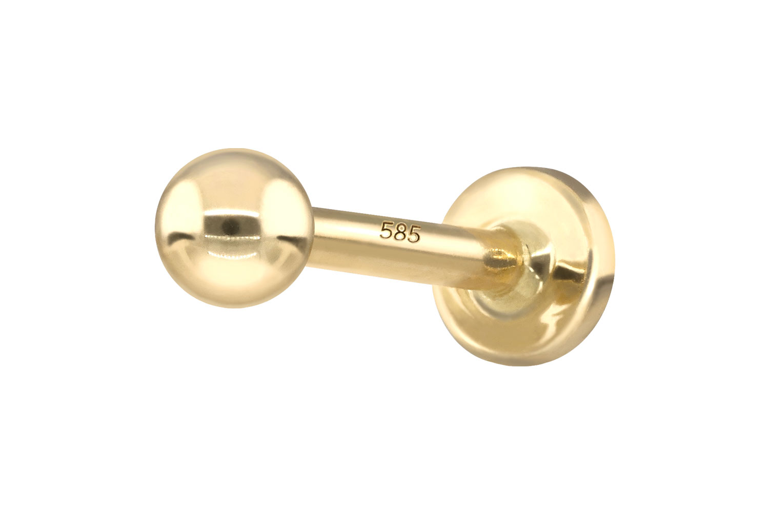 14/18 carat gold labret