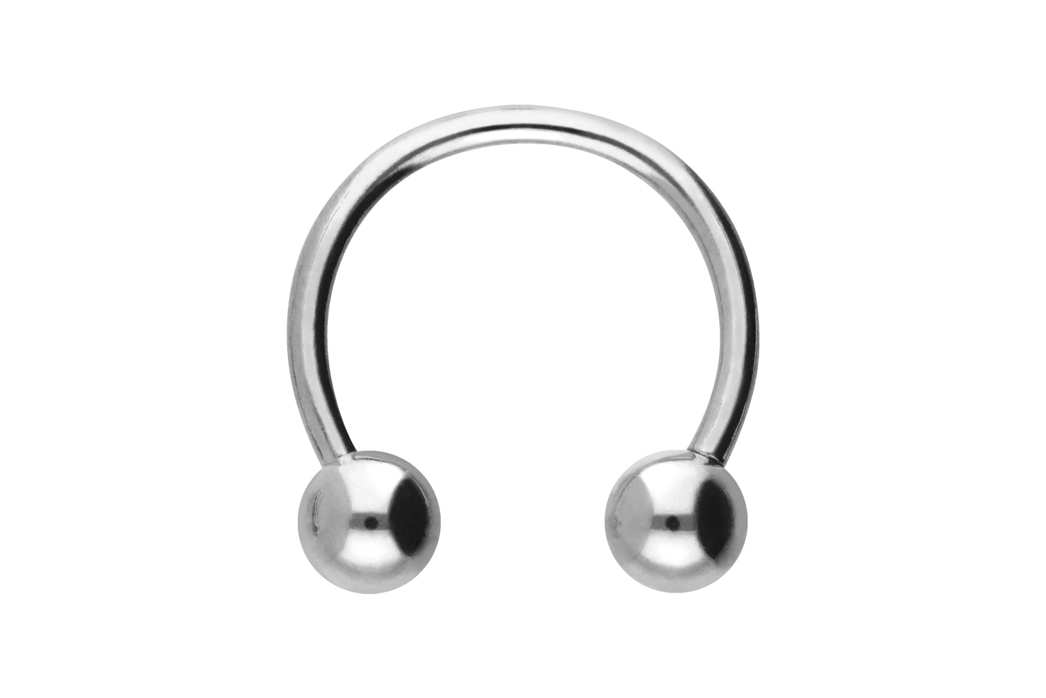 Surgical steel circular barbell