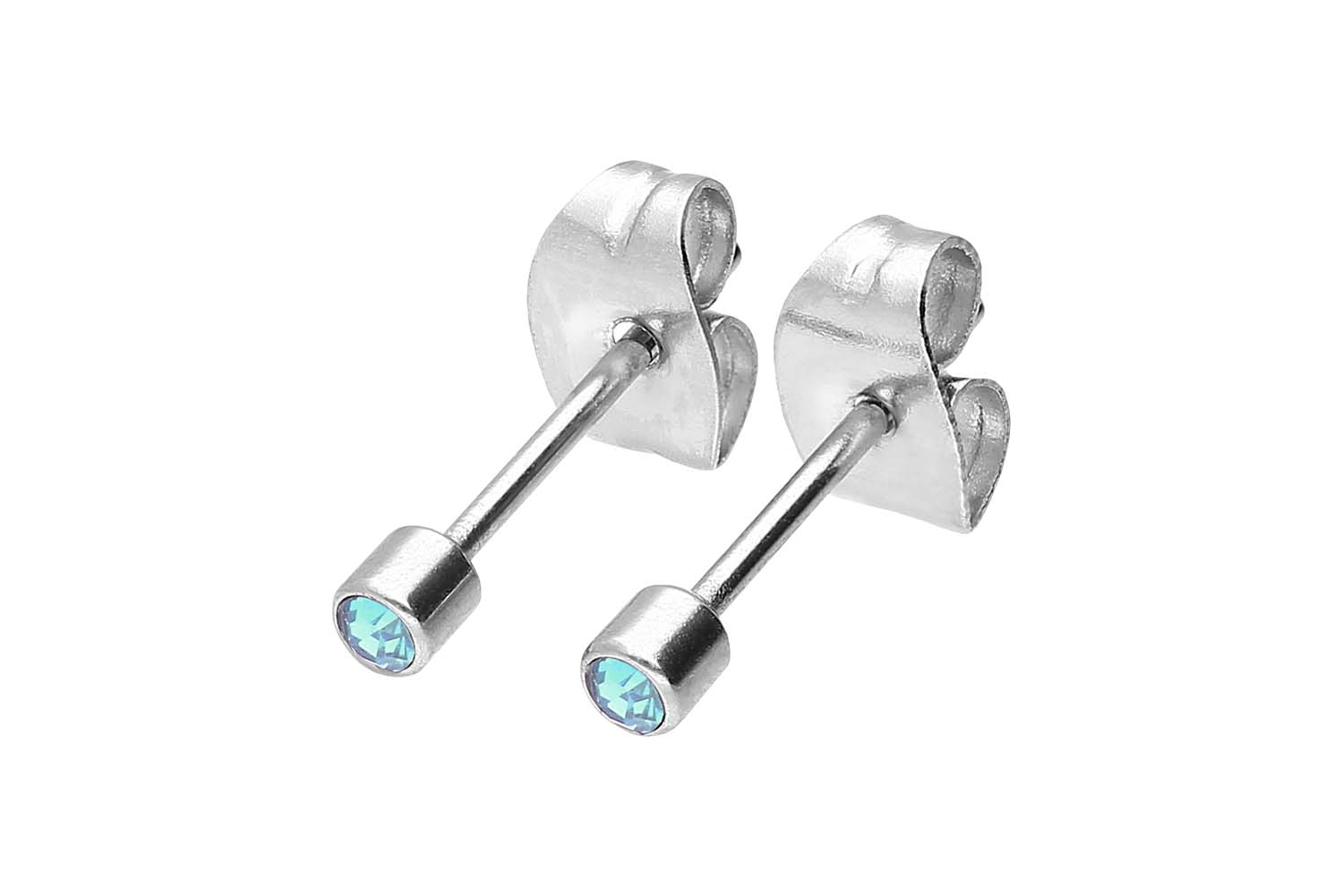 Chirurgenstahl Ohrstecker KRISTALL