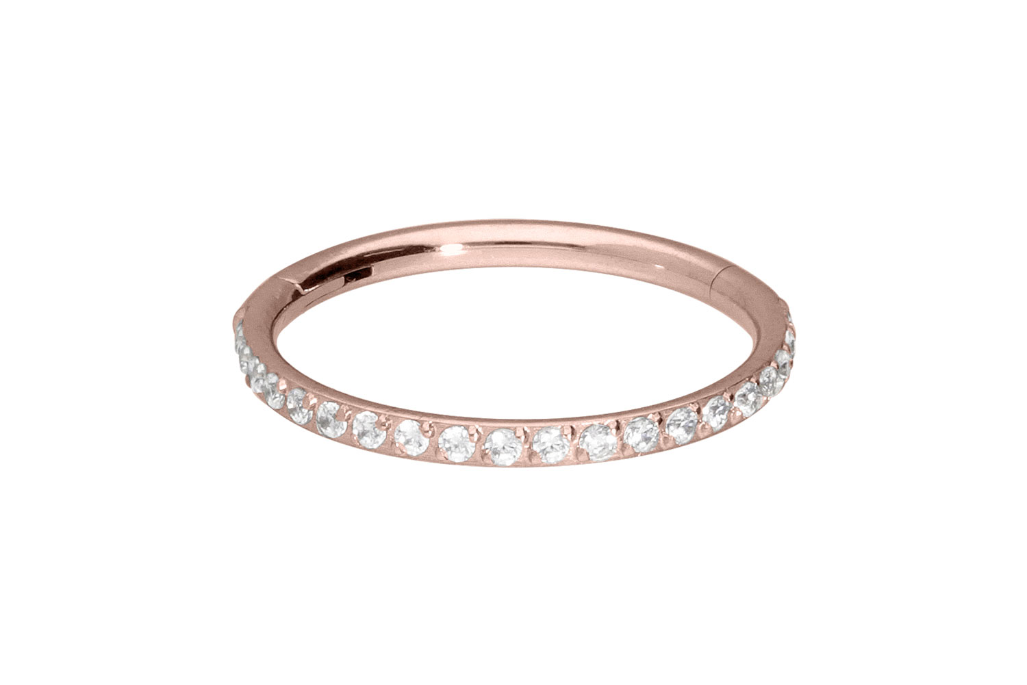 Titan Segmentring Clicker EINGEFASSTE KRISTALLE