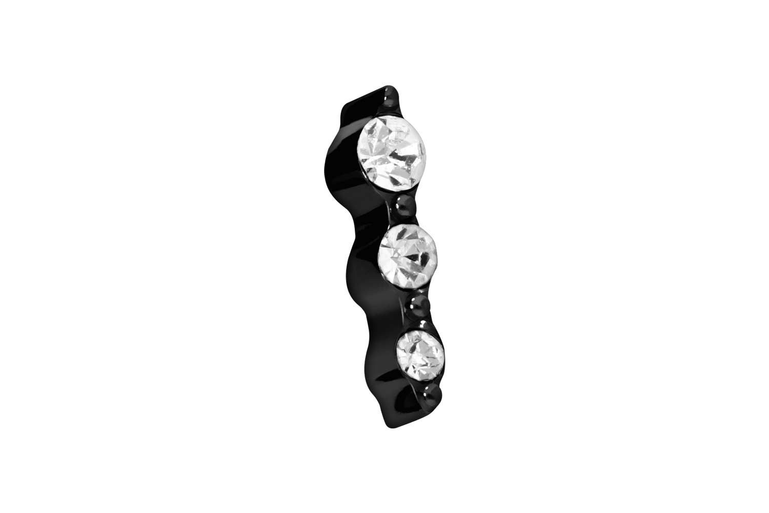 Titanium screw-in attachment with external thread 3 CRYSTAL ++SALE++