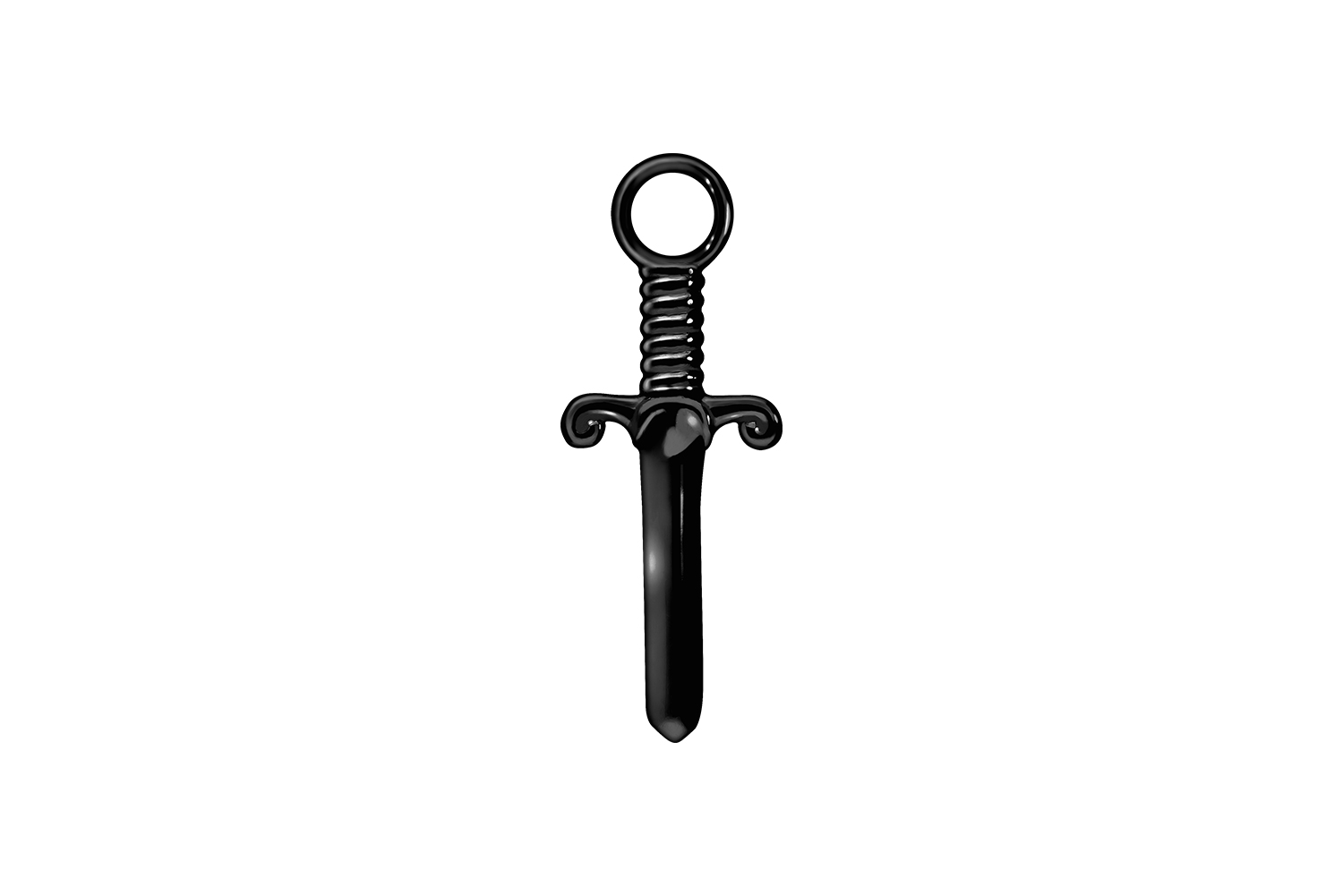 Chirurgenstahl Anhänger für Clicker SCHWERT