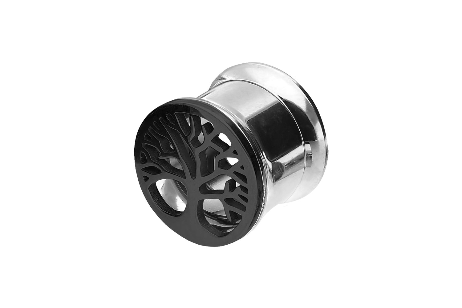 Chirurgenstahl Double Flared Tunnel LEBENSBAUM ++SALE++