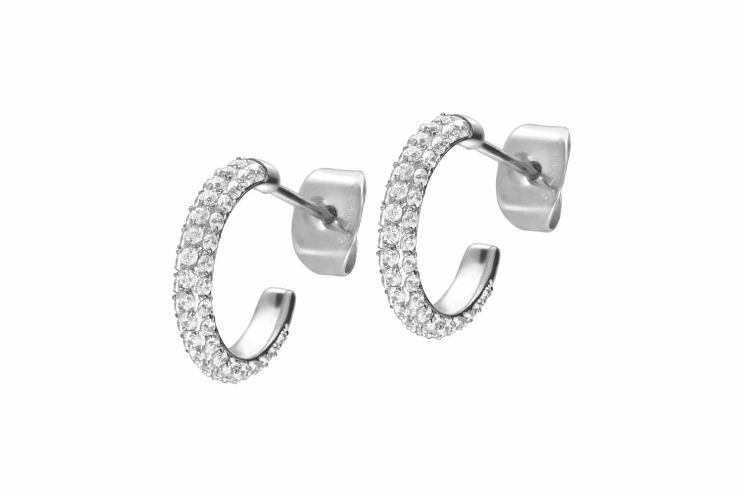 Surgical steel ear studs CRYSTAL EDGE Surgical steel ear studs CRYSTAL EDGE