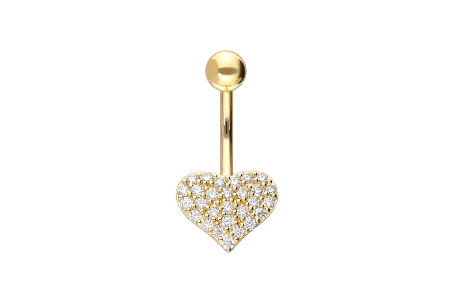 18 Karat Gold Bananabell MOISSANIT-HERZ
