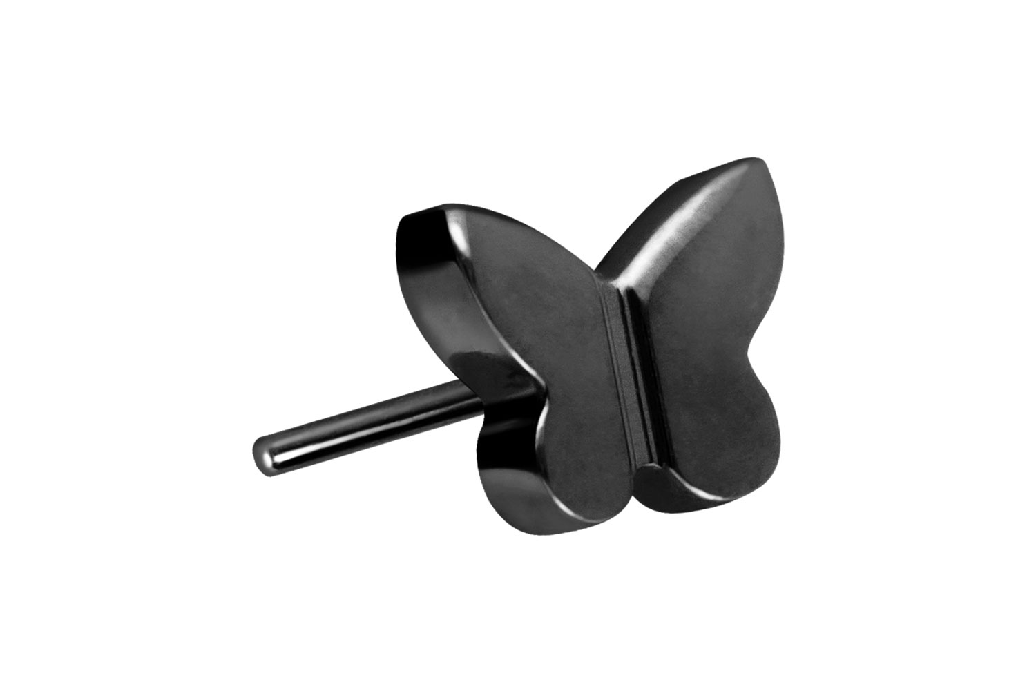 Titanium attachment with push pin BUTTERFLY