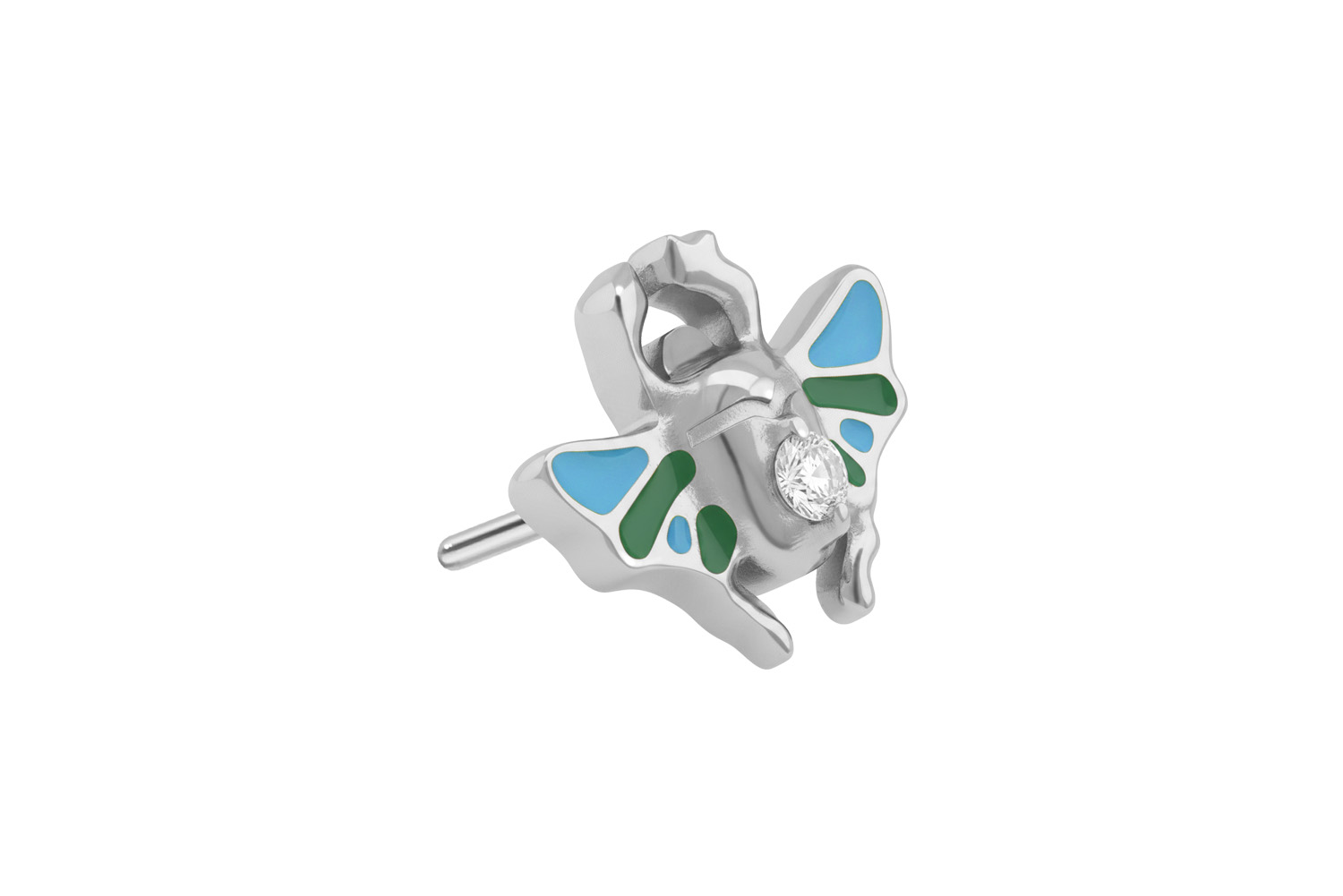 Titanium attachment with push pin SCARAB BEETLE