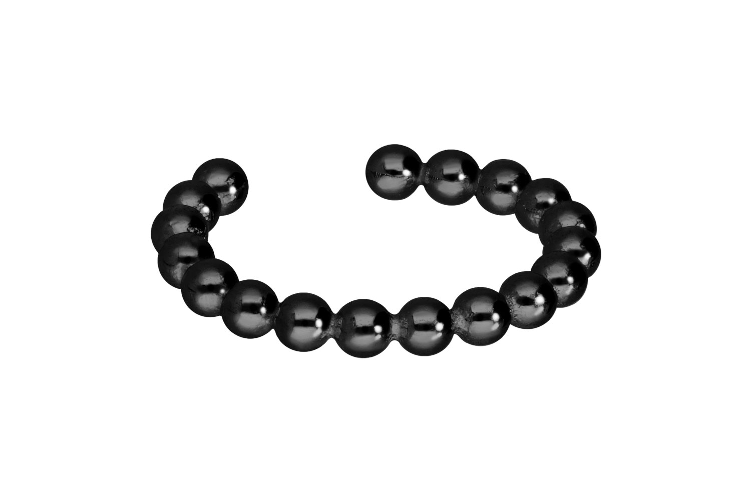 Surgical steel fake ear cuff BEADS