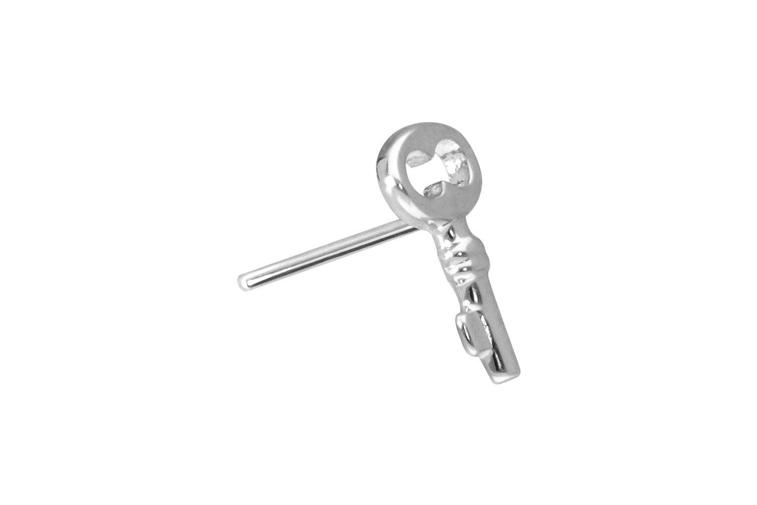 14 Karat Gold Aufsatz mit Titan Push Pin SCHLÜSSEL