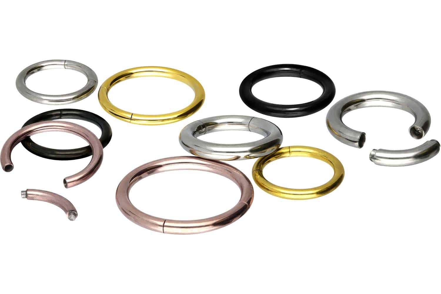 Surgical steel segment ring