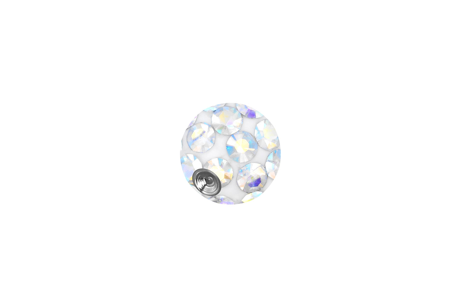 Surgical steel clip-in ball EPOXY