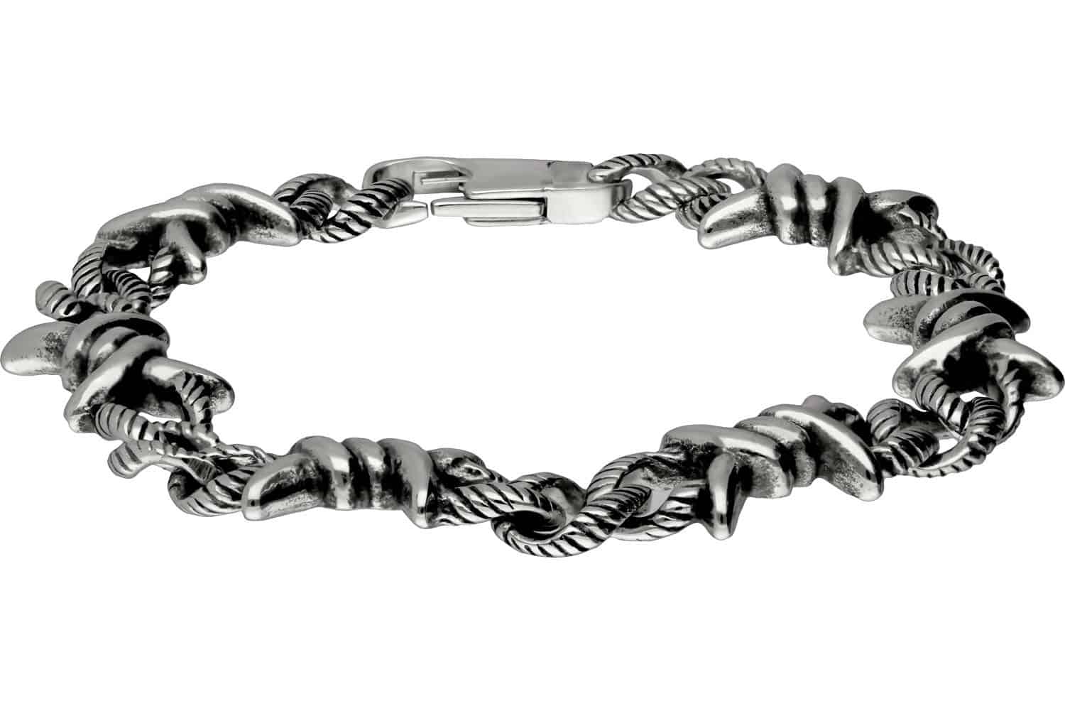 Surgical steel bracelet BARBED WIRE