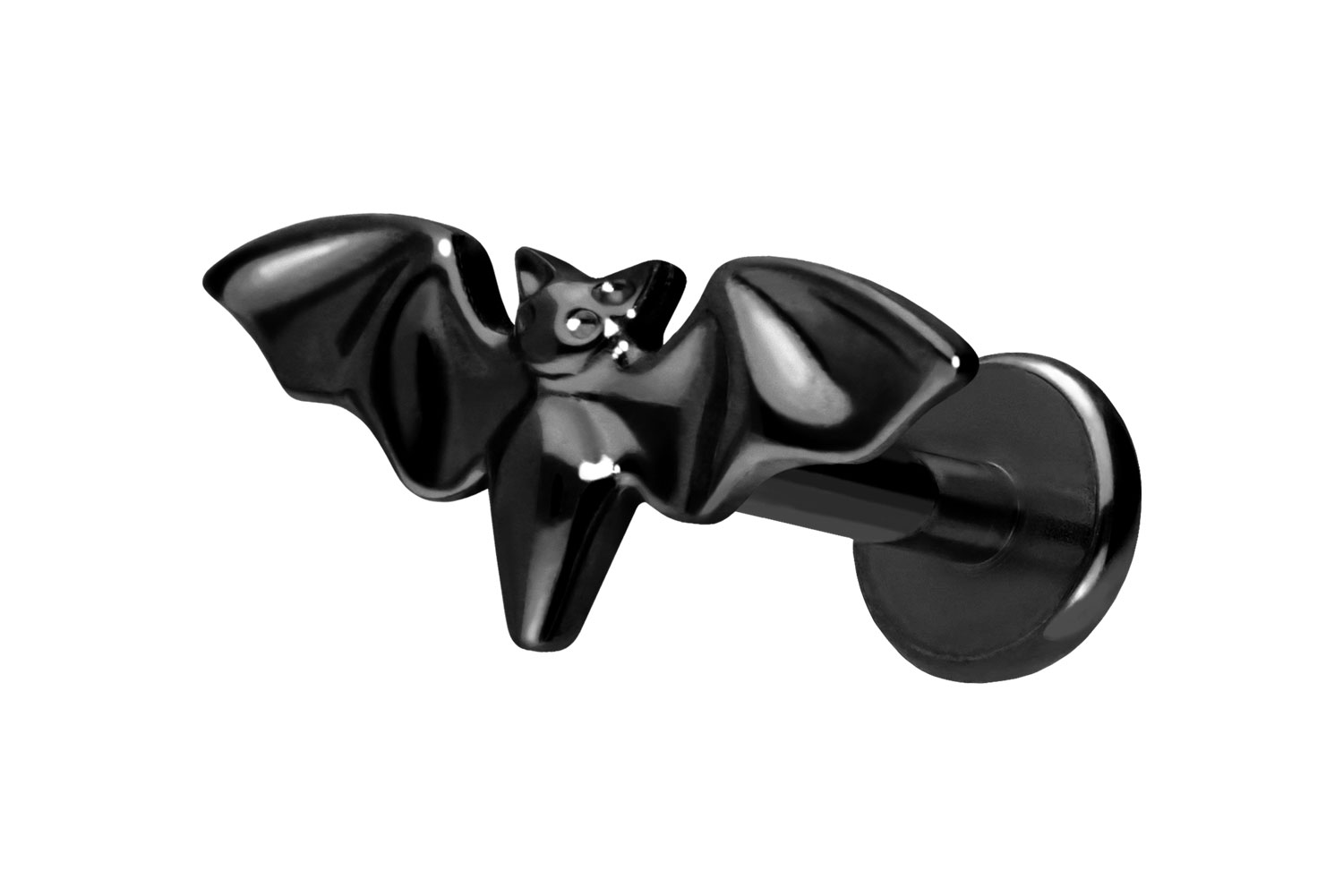 Titanium labret with push fit BAT